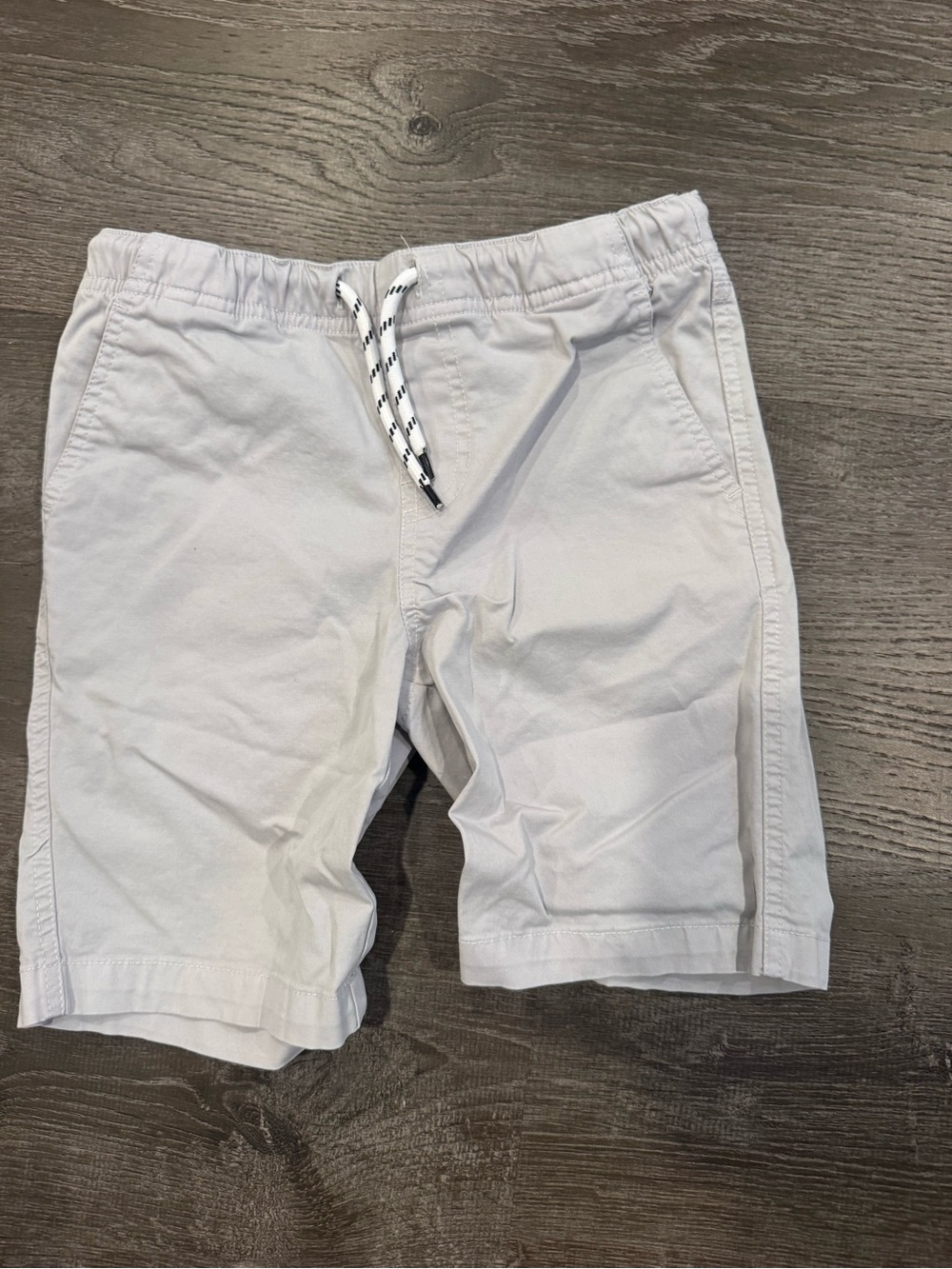 Free Planet Off-White Elastic Waist Shorts